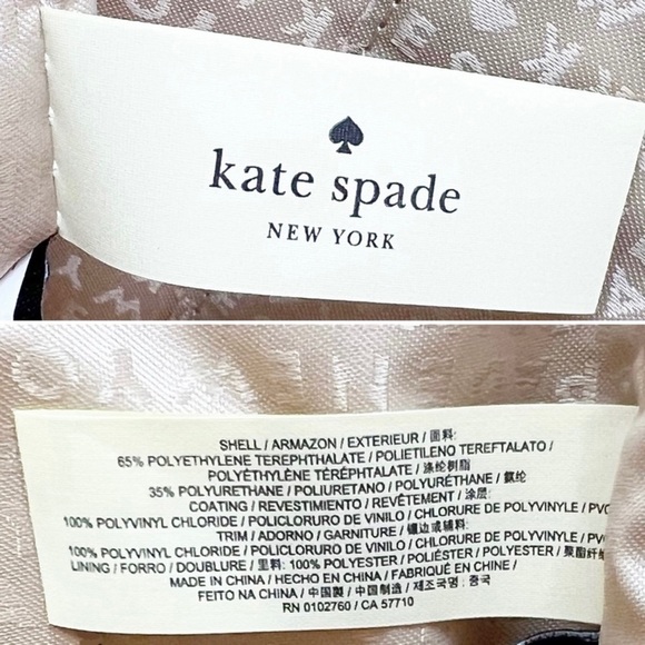 Kate Spade Tote Bag Bon Shopper Holiday Drive Sparkle Gold Live Colorfully NWT - Picture 8 of 10